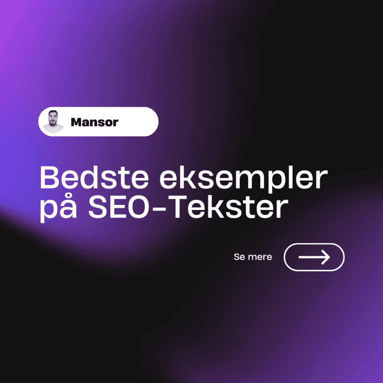 5 bedste eksempler på SEO-Tekster for at tiltrække mere trafik